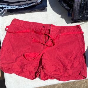 Ann Taylor LOFT Women's Red Casual Shorts